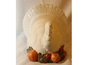 Vintage Ceramic Turkey Thanksgiving Centerpiece Decoration