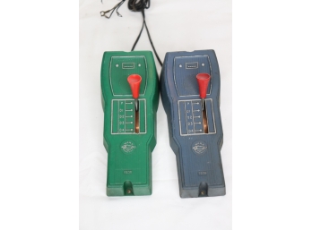 Pair Of  Vintage Marx 2238 Electric Speedways Slot Car Racing Controllers