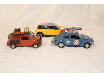 Vintage Meebetoys Volkswagen 8615 & Polisti Mini Cooper 582