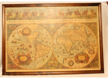 Vintage Scandecor World Map