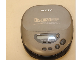 Sony Discman ESP D-345 Portable CD Player Walkman