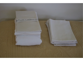Freshly Laundered White Sheets King Size