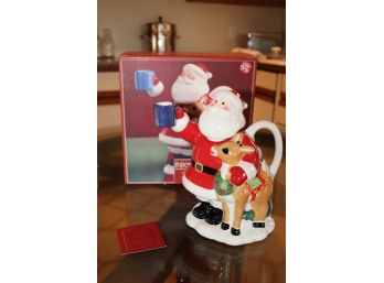 2002 Lenox Rudolf The Red Nosed Reindeer Tea Pot