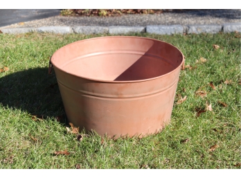 Round Copper Tub