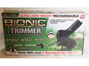 New In Box Bell  Howell Rechargeable Cordless Bionic Garden Trimmer