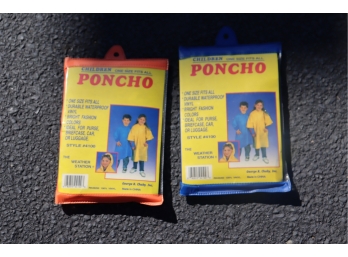2 New In Package Rain Ponchos