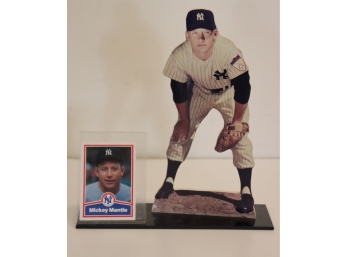 Mickey Mantle Baseball Card Display