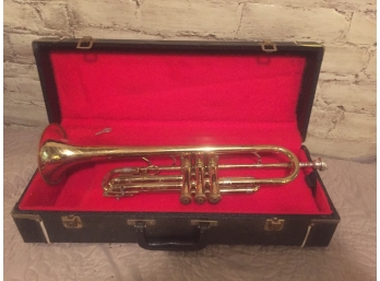 Trumpet With Case, Extra Case And Music