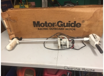 Motor Guide Electric Outboard Motor, 18lbs- Works