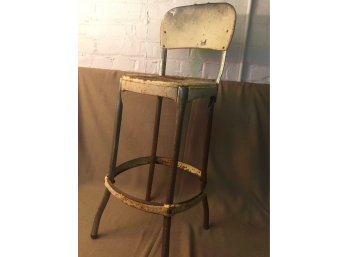 Vintage Workshop/ Bar Stool/chair