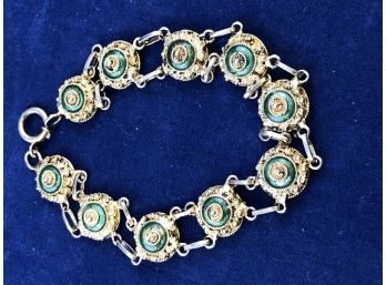 Beautiful Victorian Looking Bracelet, No Markings