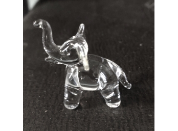 Cute Little Glass Elephant