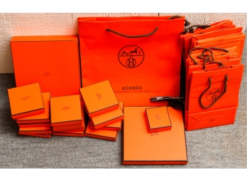 Authentic - Hermes Paris Empty Boxes And Bags (G142)
