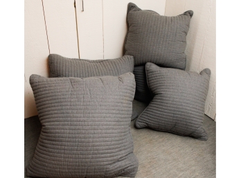5 Large Floor Pillows - (2) 30x30 - (3) 25x25  (G139)