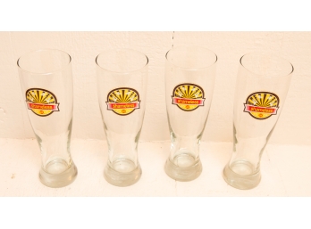 A Set Of 4 'Shameless' Beer Glasses (G144)