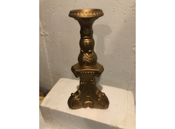 Tall Gold Candle Holder