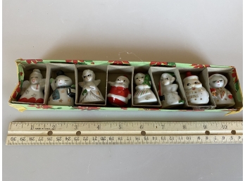 Box Of Vintage Christmas Placecard Holders