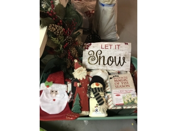 Let It Snow Christmas Decor