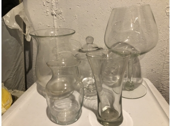 Lot Of Glass Vase