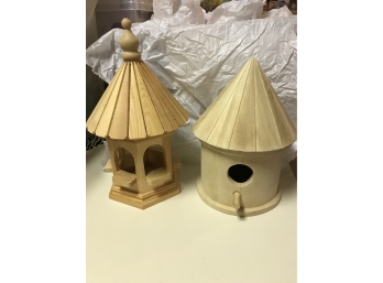 2 Small Birdhouses