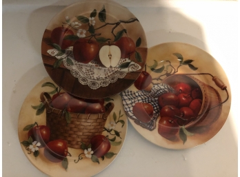 Set Of Apples Wall Plates