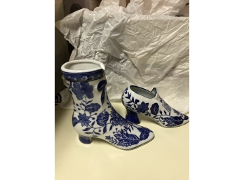 Ceramic Boot And Shoe