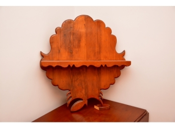1870's Pine Hand Carved Spoon Rack