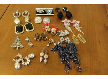 Large Assortment Of Earrings