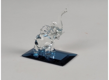 Crystal Elephant Figurine
