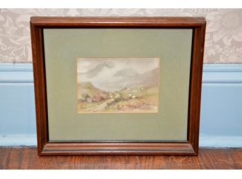 Original Watercolor Signed And Framed