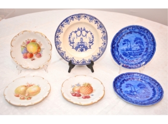 6 - 18th &19th Century Plate Grouping