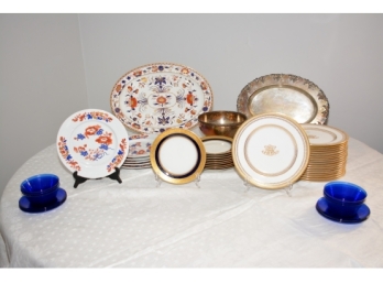 An Elegant & Unique Dinner Service Featuring Limoges, Imari, Spode And More