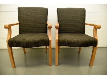 Pair Of Arm Chairs  25x25x37