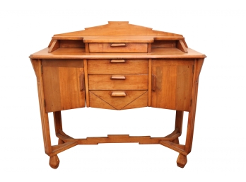 Antique Oak Sideboard Cabinet 42 X 16 X 40