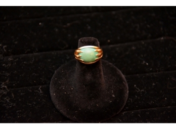 14k Gold & Turquoise  Ring '1940's Tiffany' Signed