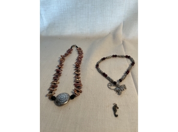 Sterling Seahorse & 2 Necklaces