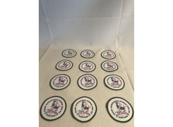 19th Annual Taylor International Barbecue Cook-off Patches Lot Of 12