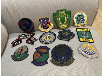 12 Military Patches