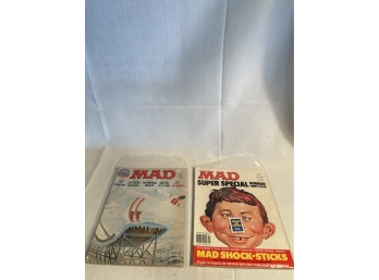 Vintage Lot Of 2 MAD Magazines