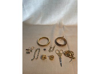 Gold Color Jewelry Lot