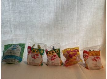 Lot 1 Of 5 McDonalds 1990s Happy Meal Toys- Sealed