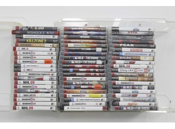 Group Of 60 Playstation 3 Games