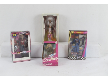 Group Of 4 Barbie Dolls In Box Including Bob Mackie Cher Barbie And Others