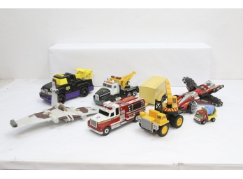 Box Lot Of Assorted Toy Vehicles