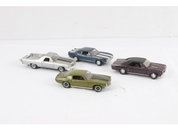 Group Of 4 - 1:18 Scale Die Cast Muscle Cars
