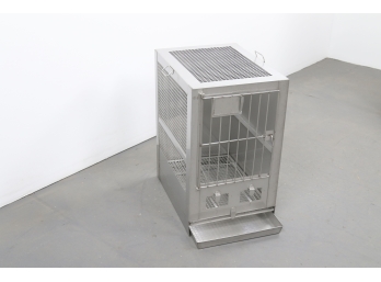 Wahmann Stainless Steel Animal Cage.