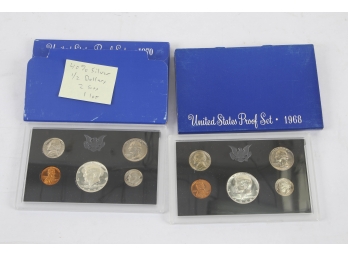1968 And 1970 United States Proof Sets (includes 40% Silver Kennedy Half Dollars) #1