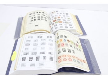 2 Stamp Albums Containing Worldwide Stamps