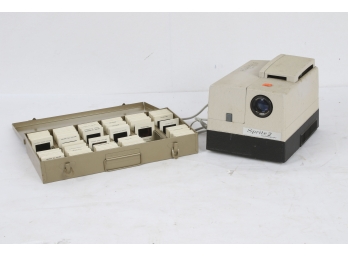 Airequipt Sprite 2 Slide Projector With Slides