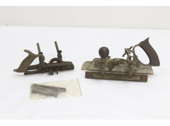 Group Of 2 19th Century  Stanley Plow Planes